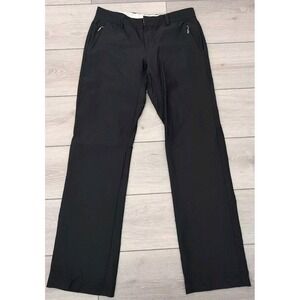 The North Face Black Zipped Pocket Flat Front Straight Leg Chino Pants Size‎ 4
